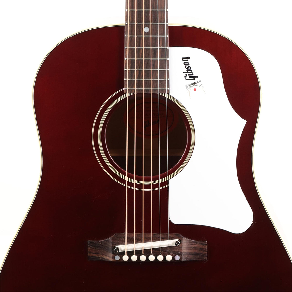 Gibson 60's J-45 Original Adjustable Saddle Wine Red — 6