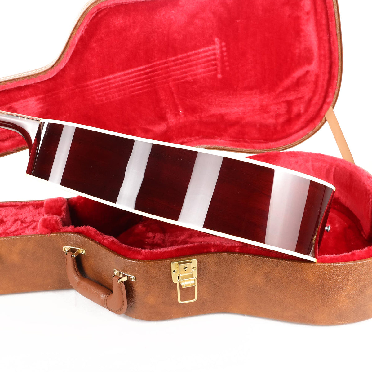Gibson 60's J-45 Original Adjustable Saddle Wine Red — 7