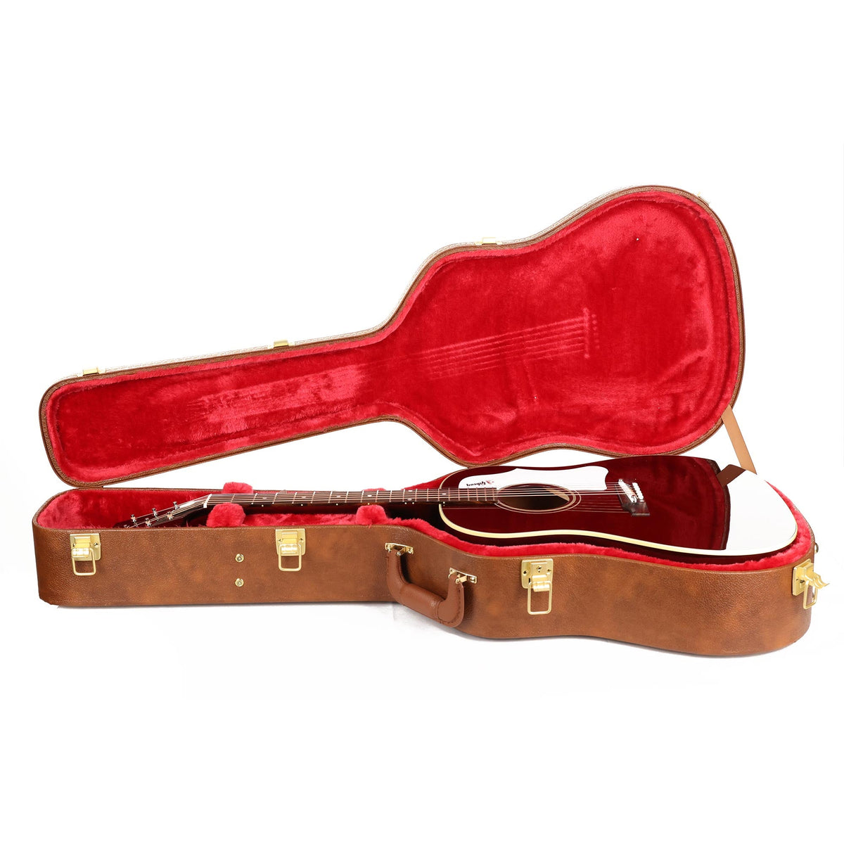 Gibson 60's J-45 Original Adjustable Saddle Wine Red — 9