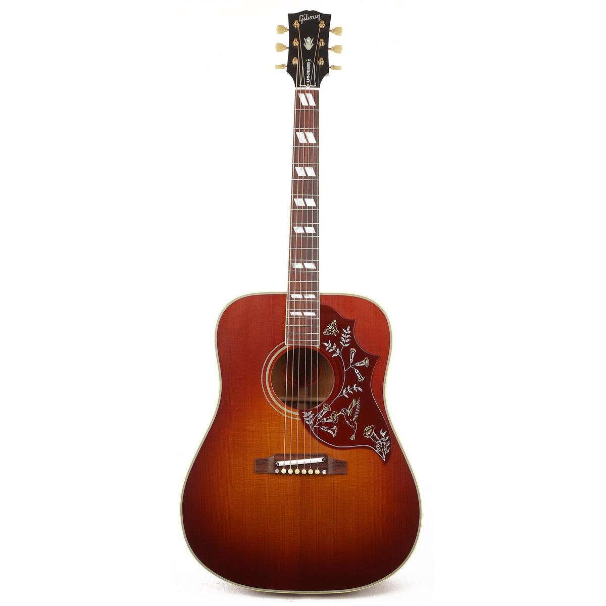Gibson 1960 Hummingbird Adjustable Saddle Heritage Cherry Sunburst — 2