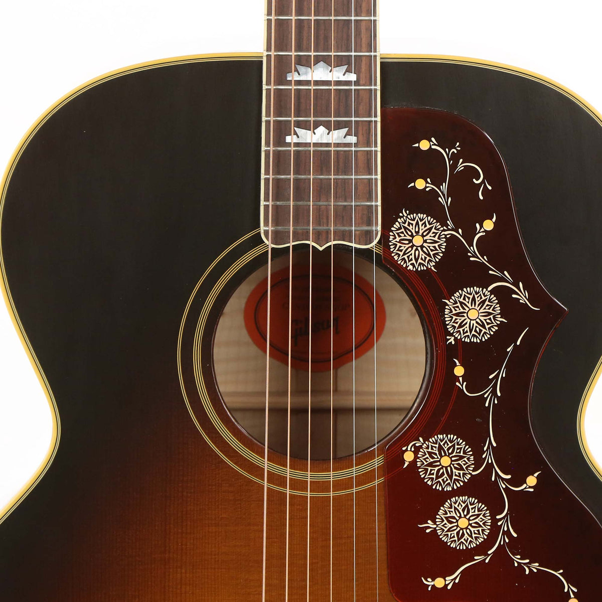 Gibson 1957 SJ-200 Vintage Sunburst — 7