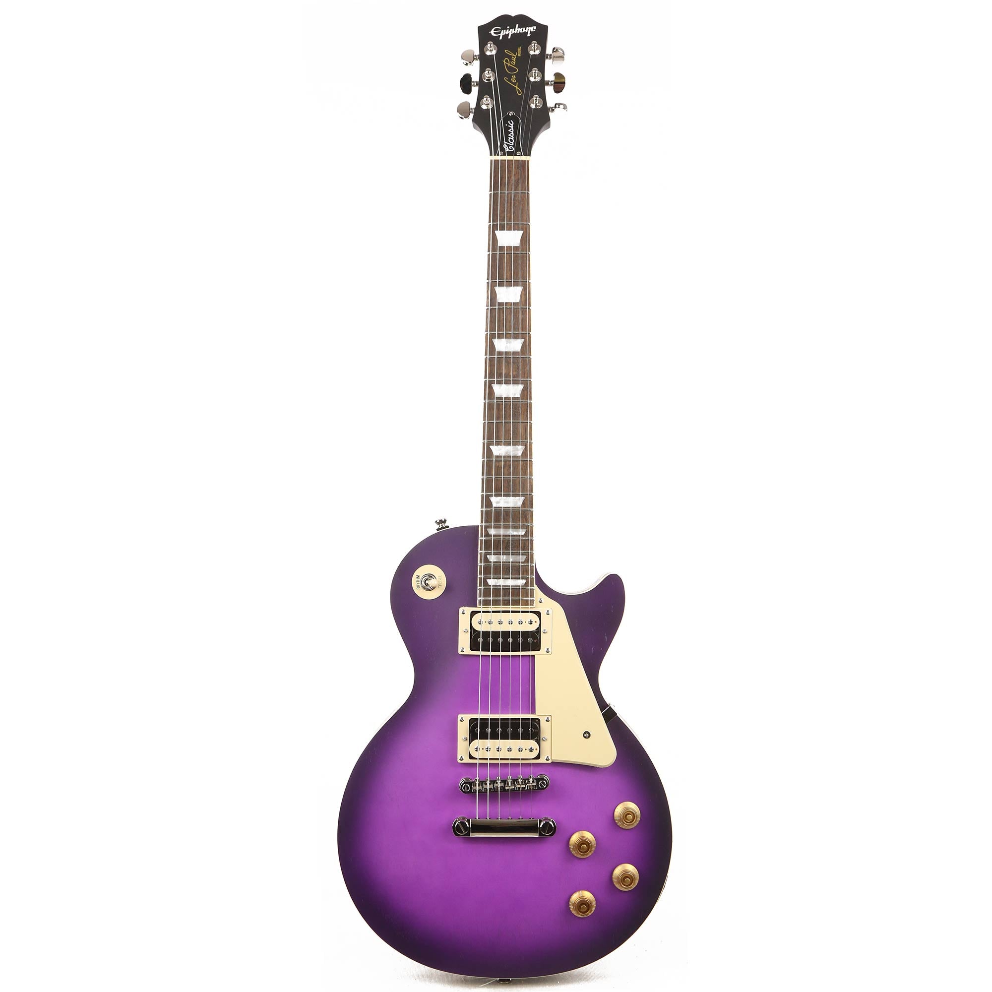 Epiphone Les Paul エレキギター 紫 Epiphone Les Paul Classic Worn Purple | The Music Zoo