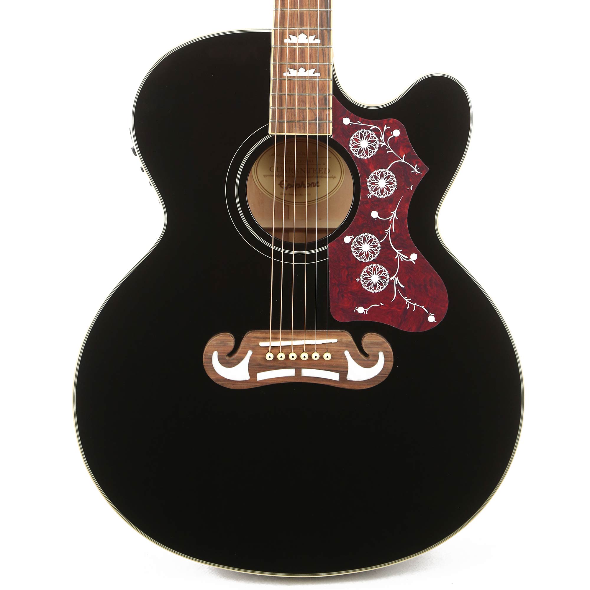 Epiphone EJ-200CE Acoustic-Electric Black | The Music Zoo