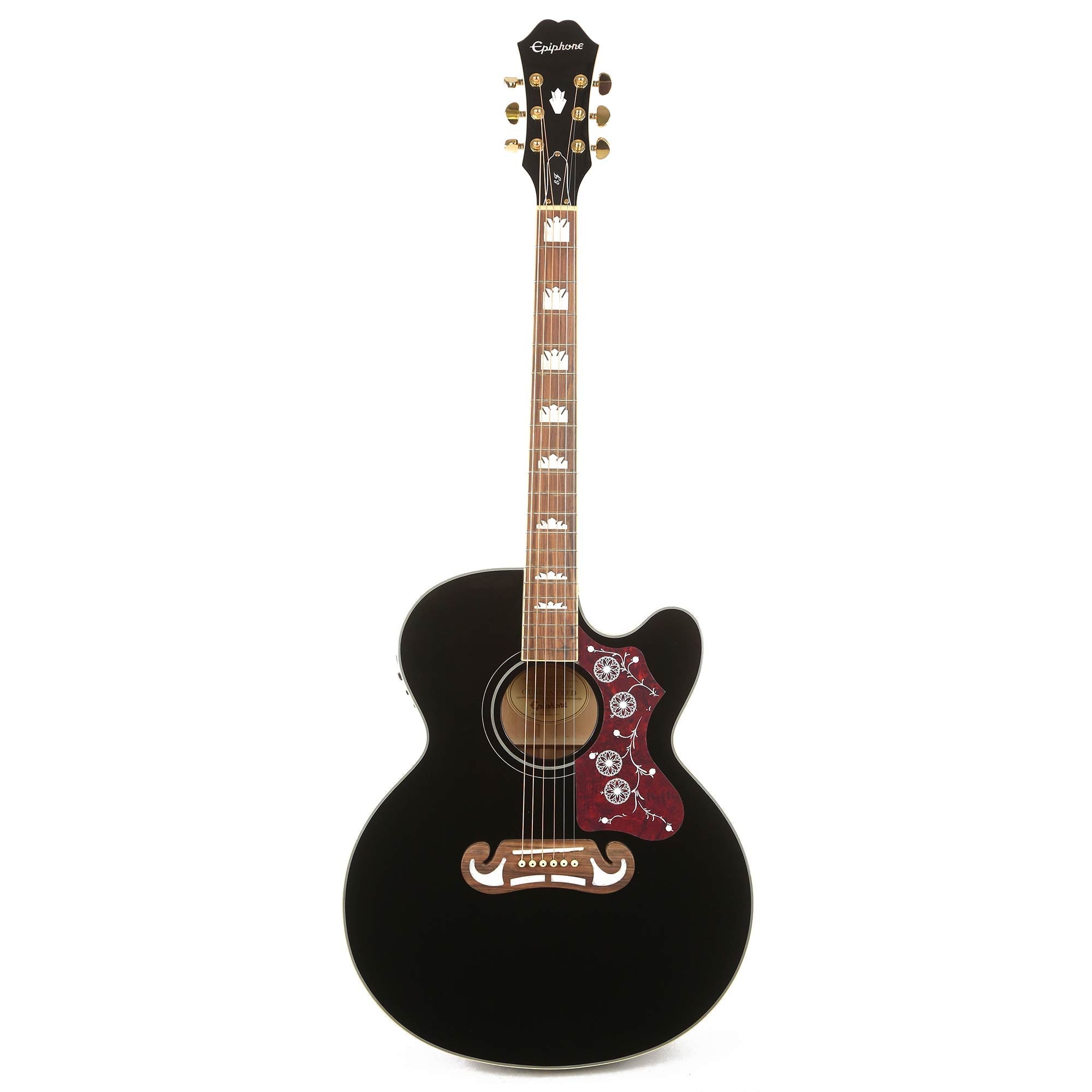 Epiphone EJ-200CE Acoustic-Electric Black | The Music Zoo