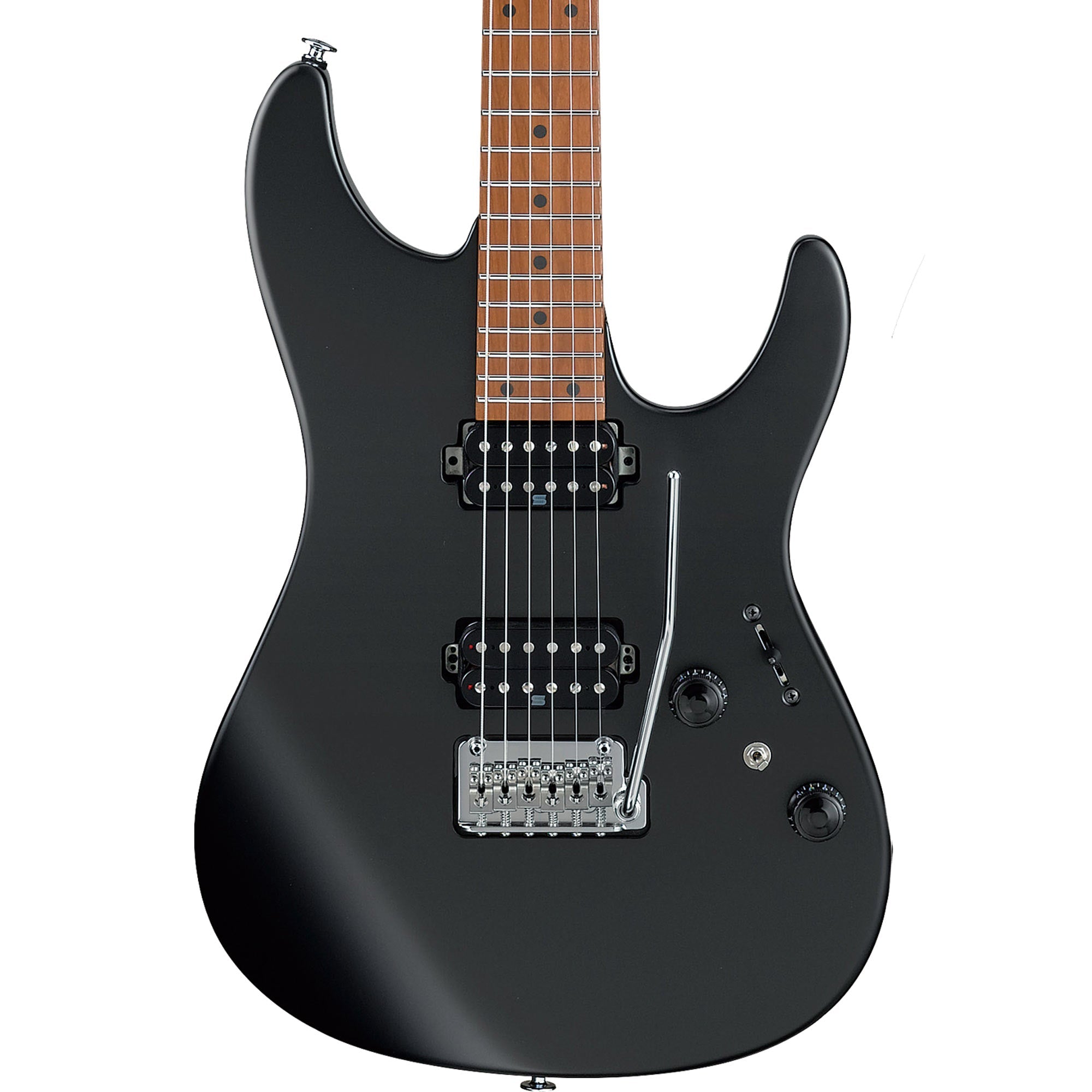 Ibanez AZ Prestige Black Flat | The Music Zoo