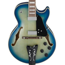 Ibanez George Benson Signature Hollowbody Jet Blue Burst