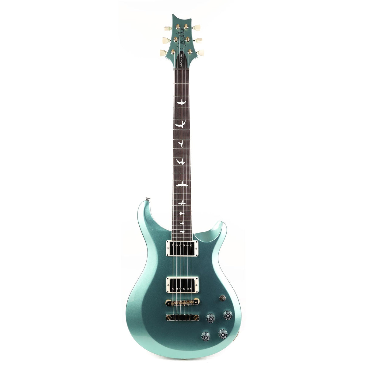 PRS S2 McCarty 594 ThinLine Frost Green Metallic — 2