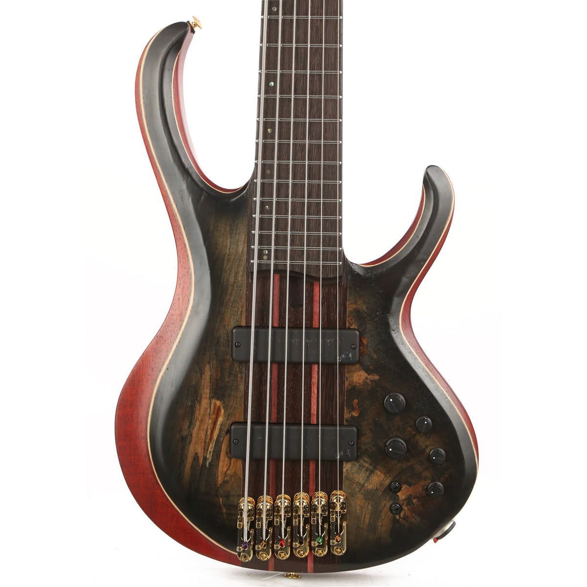 Ibanez BTB1906SM Premium 6-String Electric Bass Surreal Black Burst — 1
