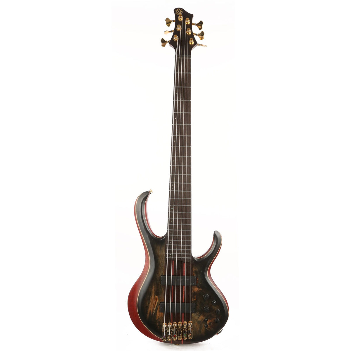 Ibanez BTB1906SM Premium 6-String Electric Bass Surreal Black Burst — 2