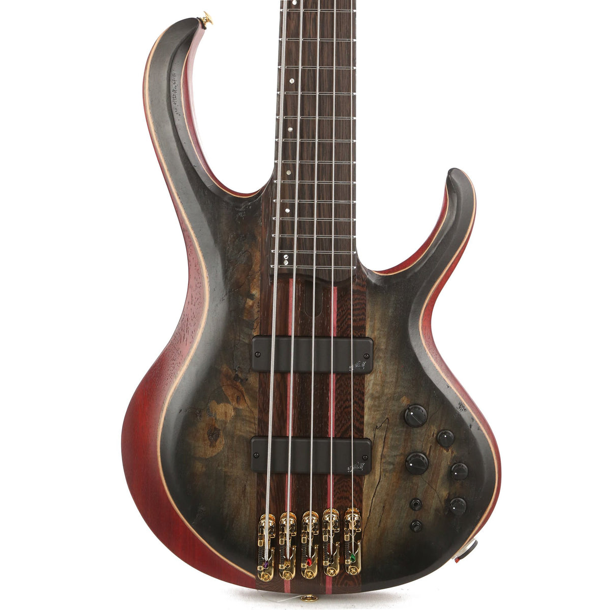 Ibanez BTB Premium 5-String Electric Bass Surreal Black Burst — 1