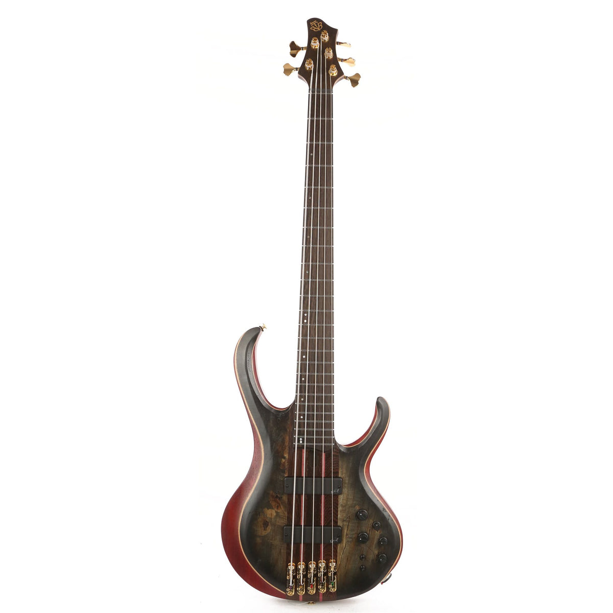 Ibanez BTB Premium 5-String Electric Bass Surreal Black Burst — 2