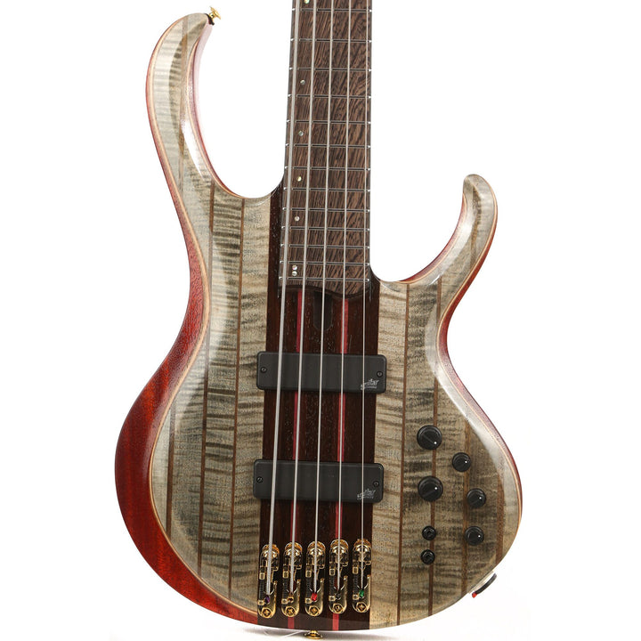 Ibanez BTB Premium 5-String Electric Bass Black Ice Low Gloss