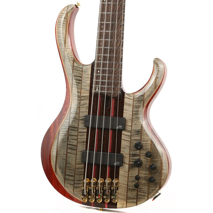 Ibanez BTB Premium 5-String Electric Bass Black Ice Low Gloss