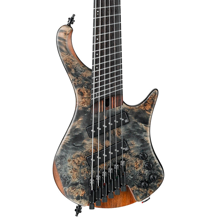 Ibanez EHB Ergonomic Headless Bass 6-String Multi Scale Black Ice Flat