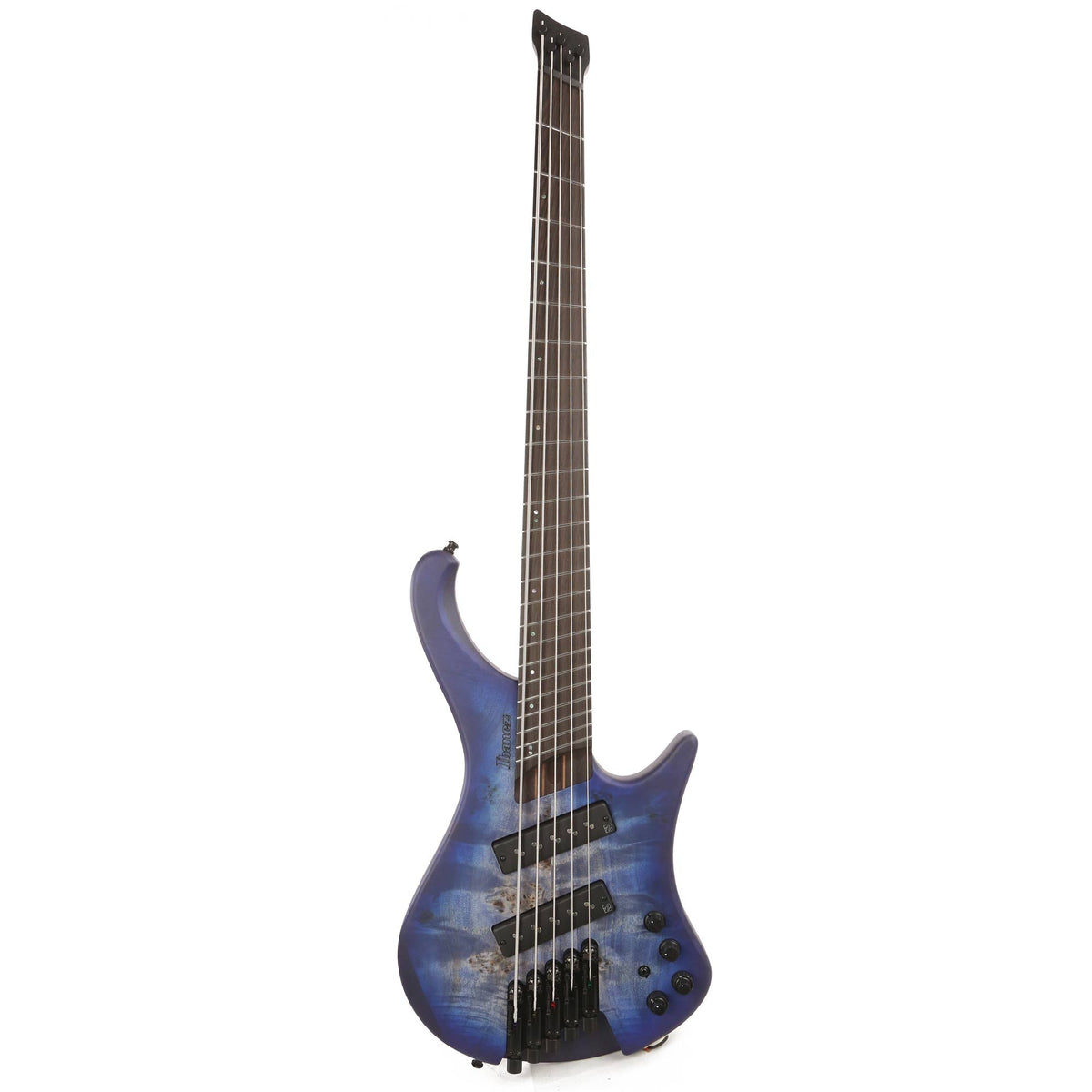 Ibanez EHB Ergonomic Headless Bass 5-String  Multi Scale Pacific Blue Burst Flat — 2