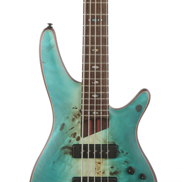 Ibanez SR Premium 5-String Electric Bass Caribbean Shoreline Flat
