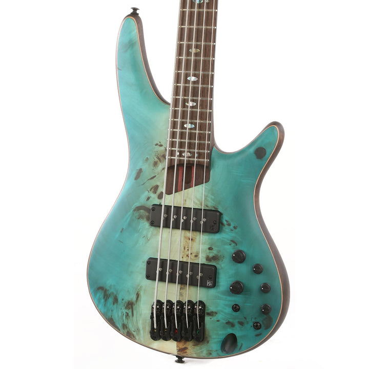 Ibanez SR Premium 5-String Electric Bass Caribbean Shoreline Flat