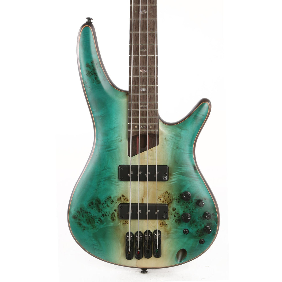 Ibanez SR Premium Electric Bass Caribbean Shoreline Flat — 1