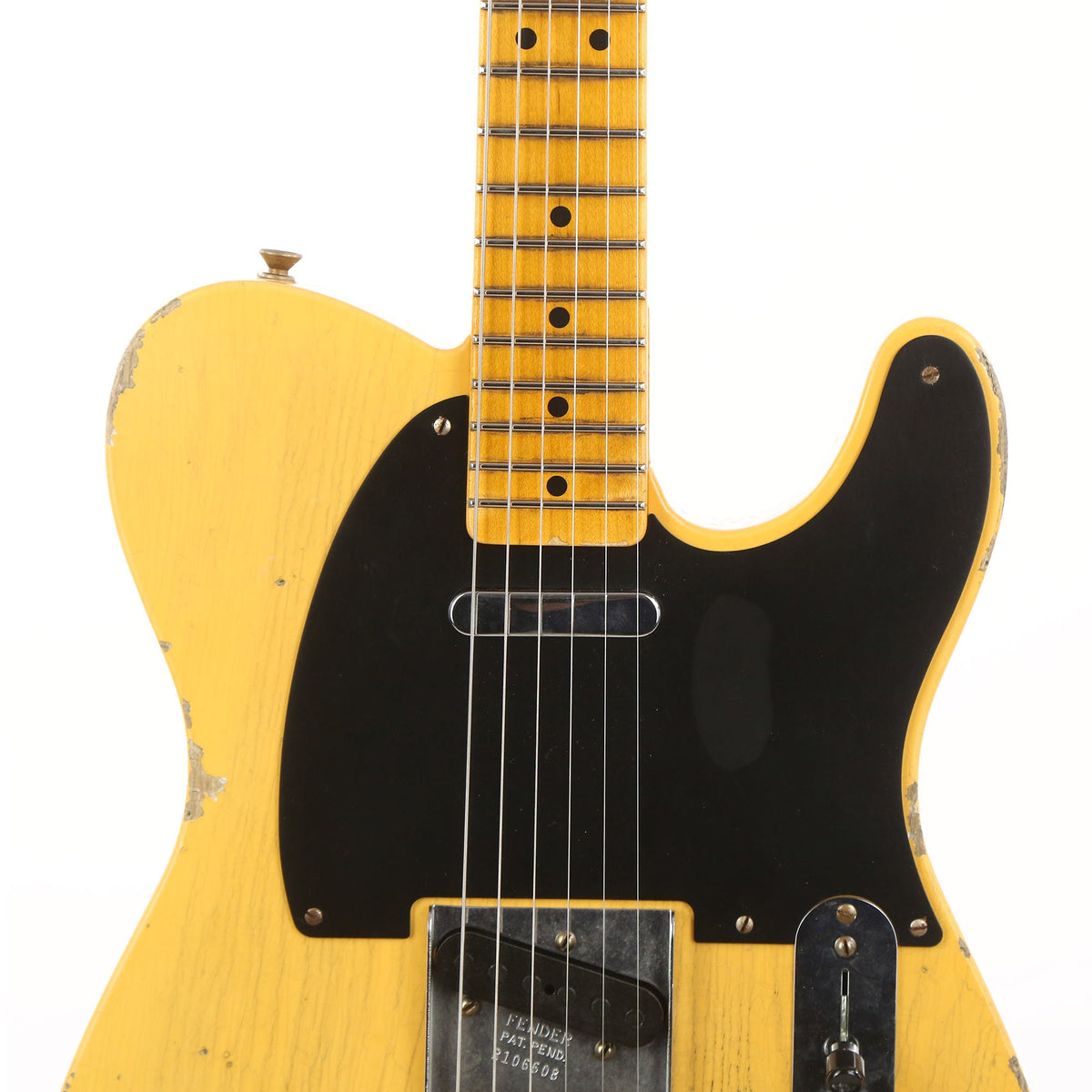 Fender Custom Shop 70th Anniversary Broadcaster Relic Aged Nocaster Blonde — 6