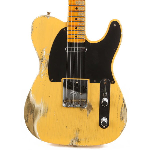 Fender Custom Shop 70th Anniversary Broadcaster Heavy Relic Aged Nocaster Blonde