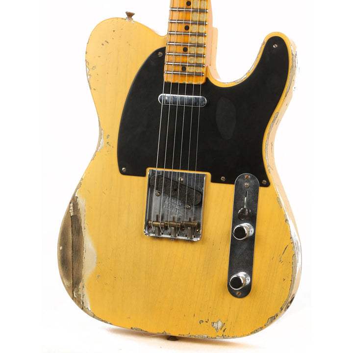 Fender Custom Shop 70th Anniversary Broadcaster Heavy Relic Aged Nocaster Blonde