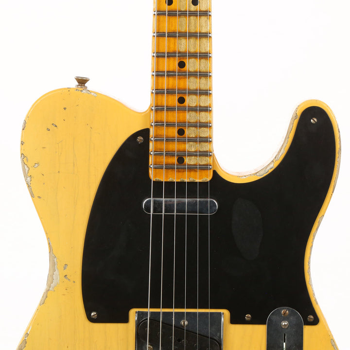 Fender Custom Shop 70th Anniversary Broadcaster Heavy Relic Aged Nocaster Blonde