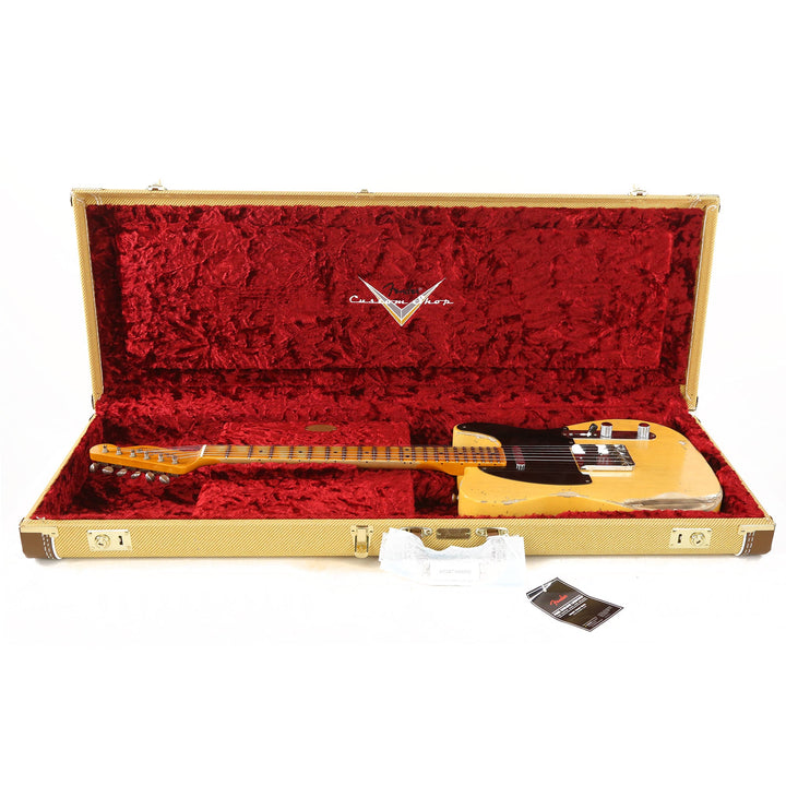 Fender Custom Shop 70th Anniversary Broadcaster Heavy Relic Aged Nocaster Blonde