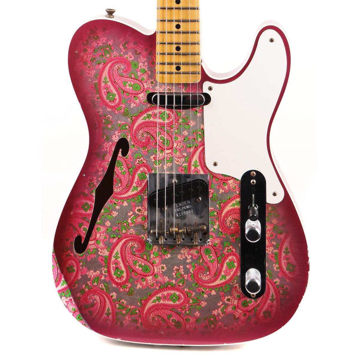 Fender Custom Shop Limited Double Esquire Thinline Custom Relic Aged Pink Paisley 2023 — 1