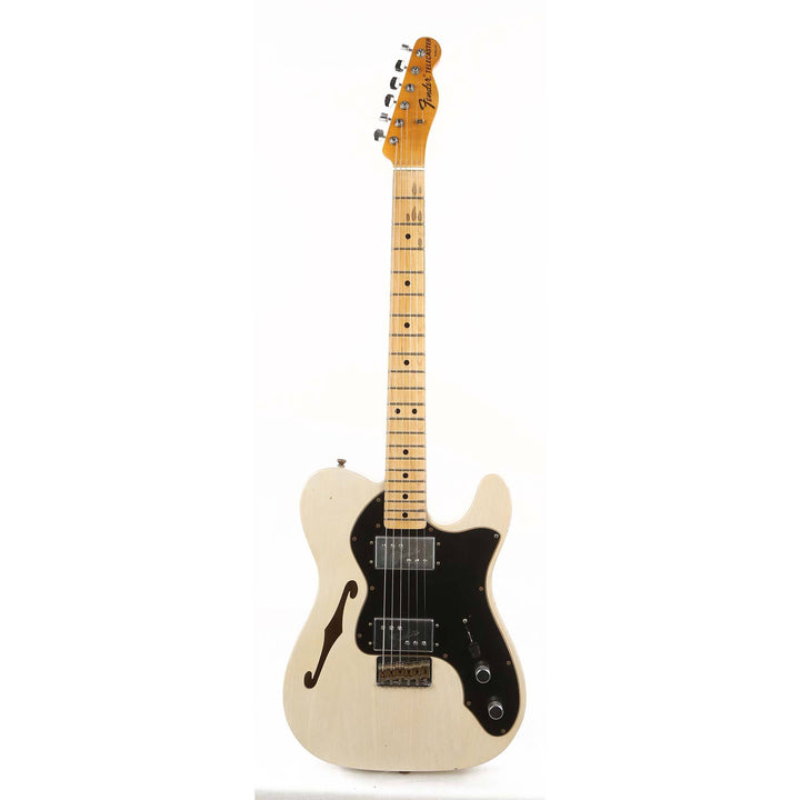 Fender Custom Shop 1972 Telecaster Thinline Limited Edition White Blonde Journeyman Relic