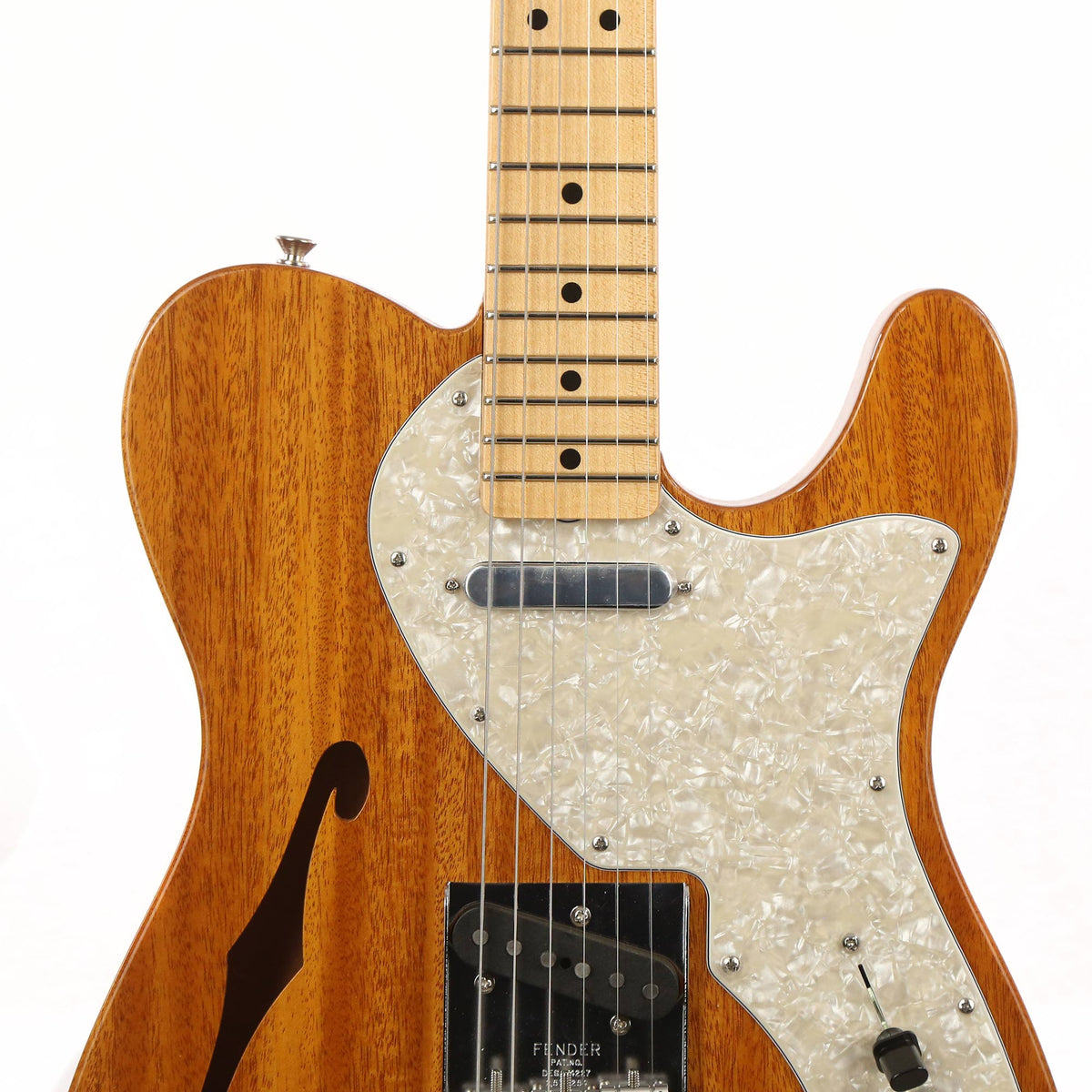 Fender Custom Shop Vintage Custom 1968 Telecaster Thinline Aged Natural — 7