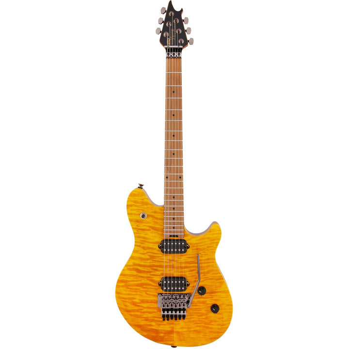 EVH Wolfgang WG Standard QM Baked Maple Fingerboard Transparent Amber