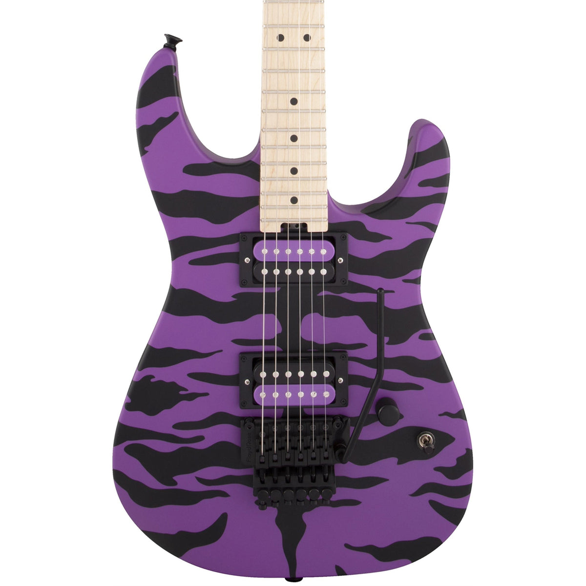 Charvel Satchel Signature Pro-Mod DK Maple Fingerboard Satin Purple Bengal — 1