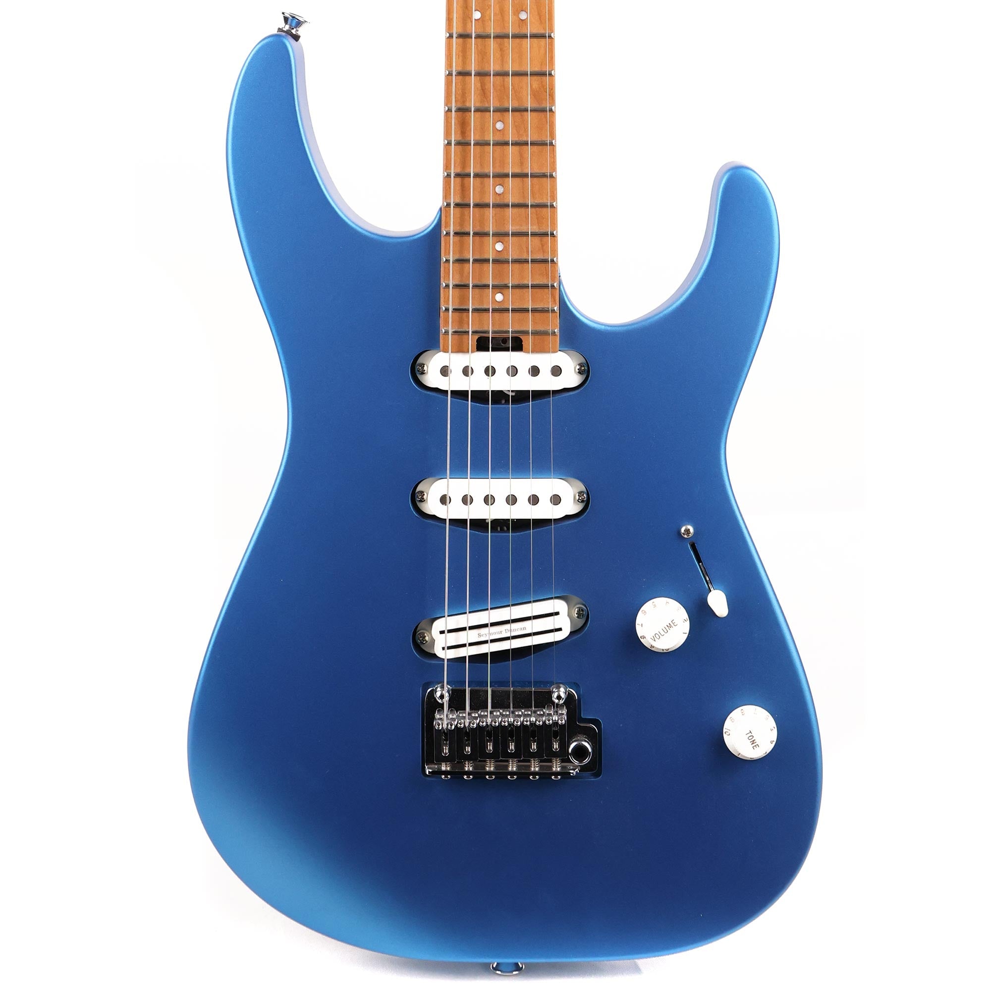 Charvel Pro-Mod DK22 SSS 2PT CM Electric Blue Used | The Music Zoo