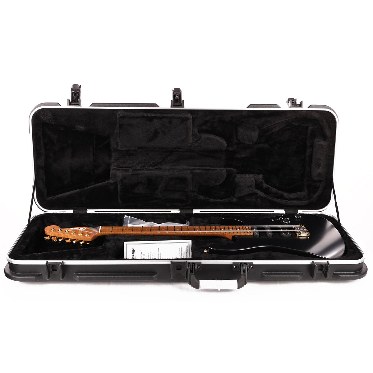 Charvel USA Select DK24 HSS 2PT CM Caramelized Maple Fingerboard Satin Black — 8