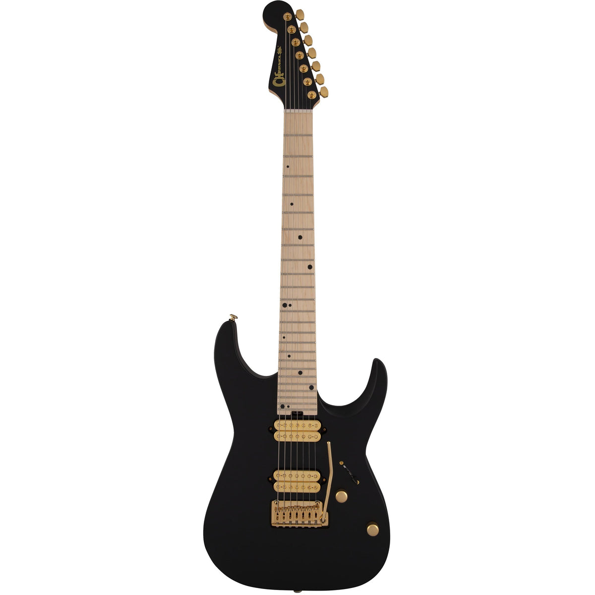 Charvel Angel Vivaldi Signature DK24-7 Nova Maple Fingerboard Satin Black — 2