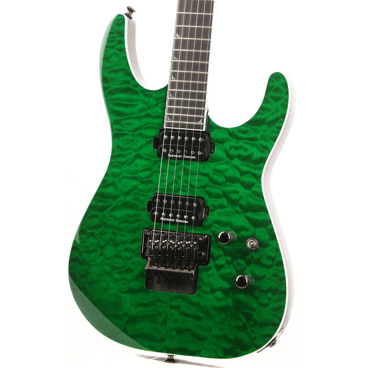 Jackson Pro Series Soloist SL2Q MAH Ebony Fingerboard Transparent Green Used
