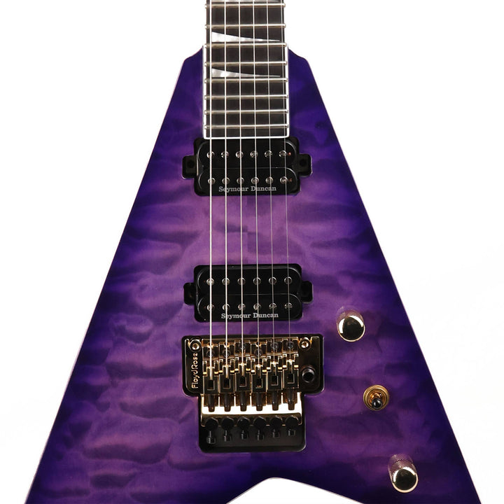 Jackson Pro Series Rhoads RR24Q Ebony Fingerboard Transparent Purple