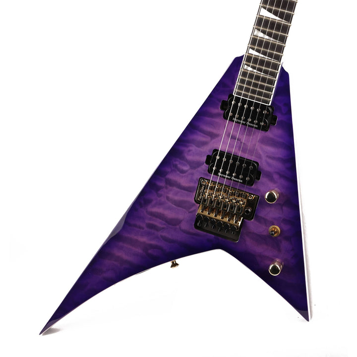 Jackson Pro Series Rhoads RR24Q Ebony Fingerboard Transparent Purple