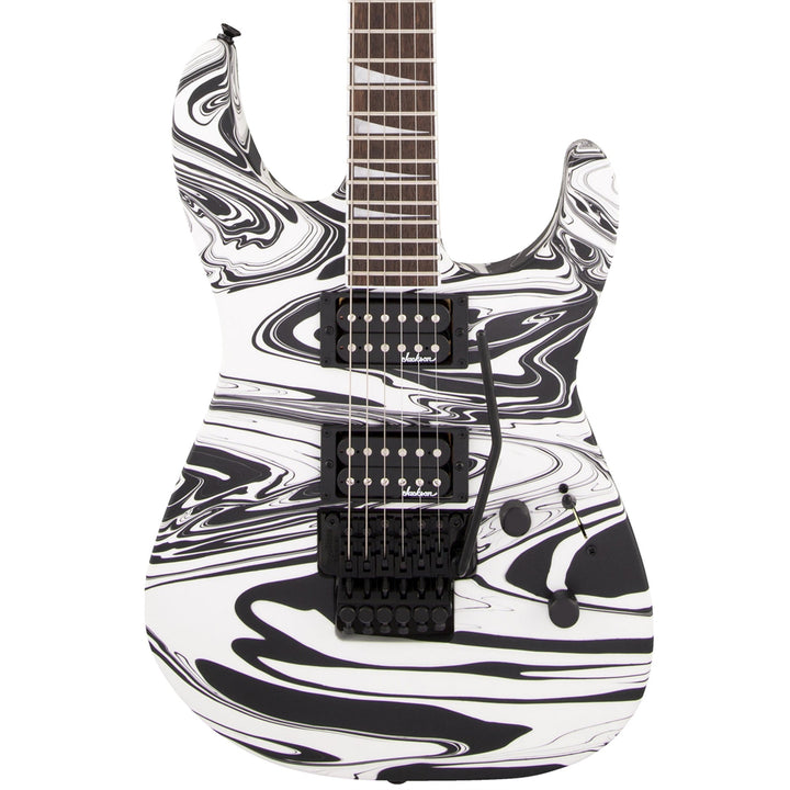 Jackson X Series Soloist SLX DX Swirl Laurel Fingerboard Satin White Swirl