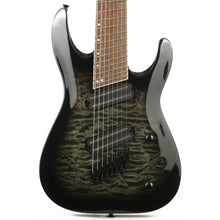 Jackson X Series Soloist Arch Top SLATX8Q MS Laurel Fingerboard Multi-Scale Transparent Black Burst
