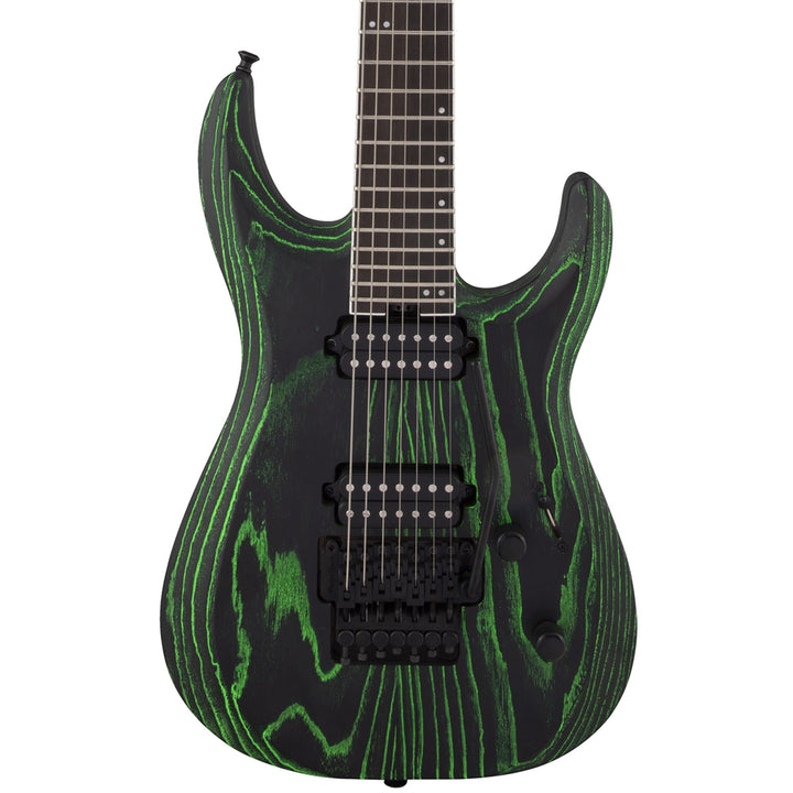 Jackson Pro Series Dinky DK2 Modern Ash FR7 Ebony Fingerboard Baked Green Used