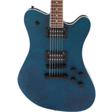 Jackson X Series Signature Mark Morton Dominion DX2FM Laurel Fingerboard Satin Transparent Blue