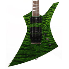 Jackson X Series Kelly KEXQ Laurel Fingerboard Transparent Green