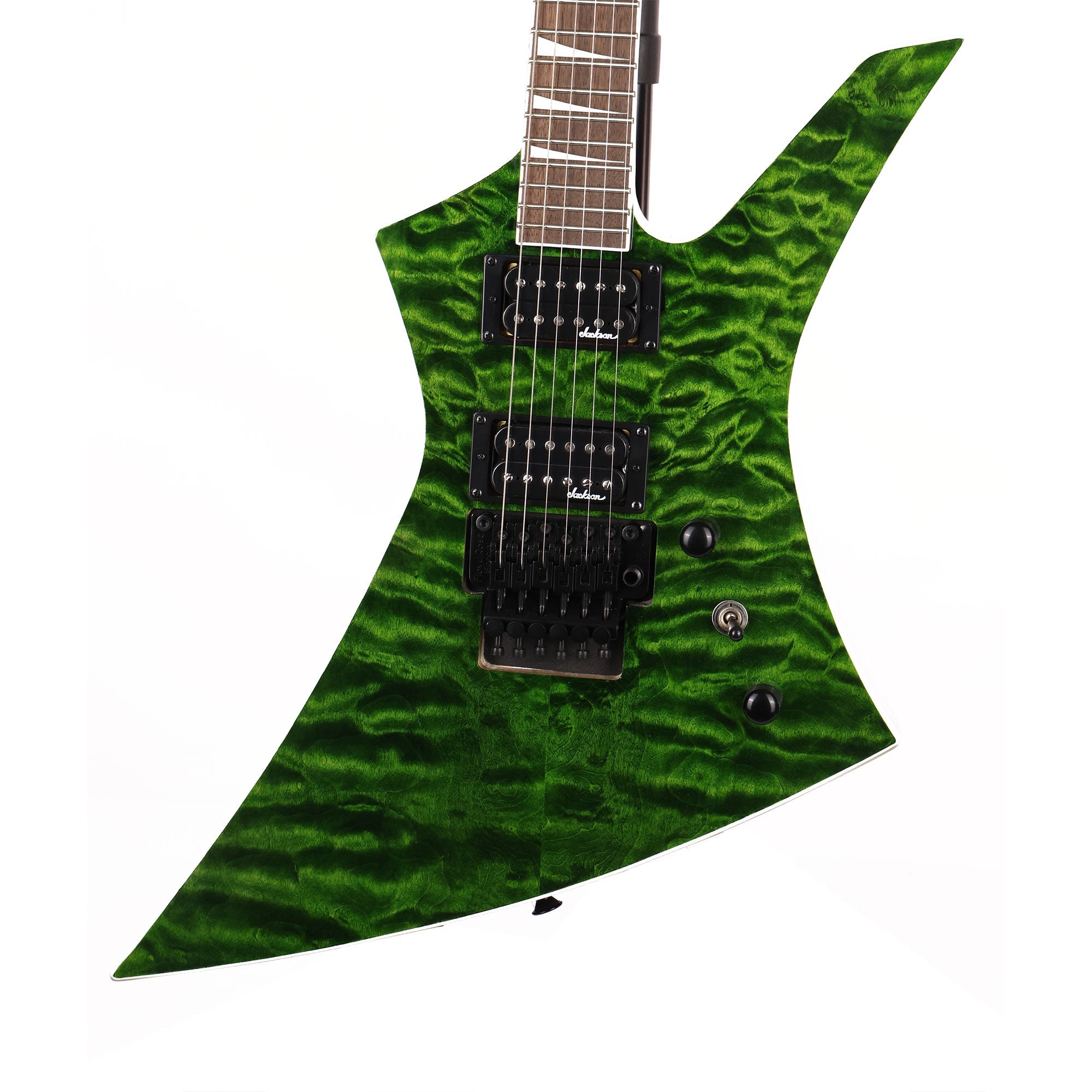 Jackson X Series Kelly KEXQ Laurel Fingerboard Transparent Green