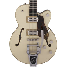 Gretsch G6659T Players Edition Broadkaster Jr. Center Block Single-Cut with String-Thru Bigsby Ebony Fingerboard Two-Tone Lotus Ivory/Walnut Stain