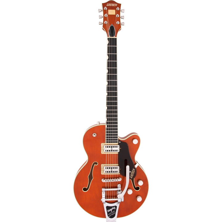 Gretsch G6659T Players Edition Broadkaster Jr. Center Block Single-Cut with String-Thru Bigsby Ebony Fingerboard Roundup Orange