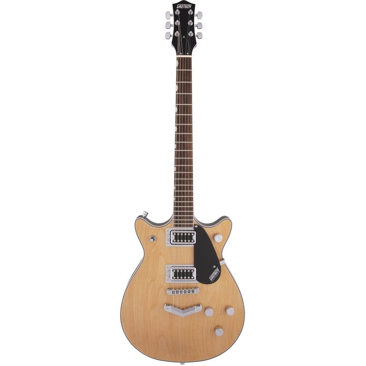 Gretsch G5222 Electromatic Double Jet BT with V-Stoptail Laurel Fingerboard Aged Natural Used