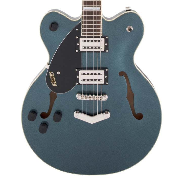 Gretsch G2622LH Streamliner Center Block Double-Cut with V-Stoptail Left-Handed Broad'Tron BT-2S Pickups Laurel Fingerboard Gunmetal