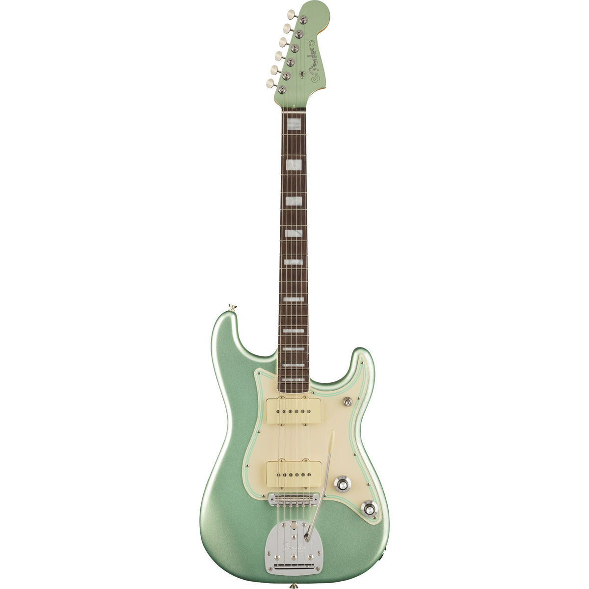 Fender Parallel Universe Jazz Strat Mystic Surf Green — 2