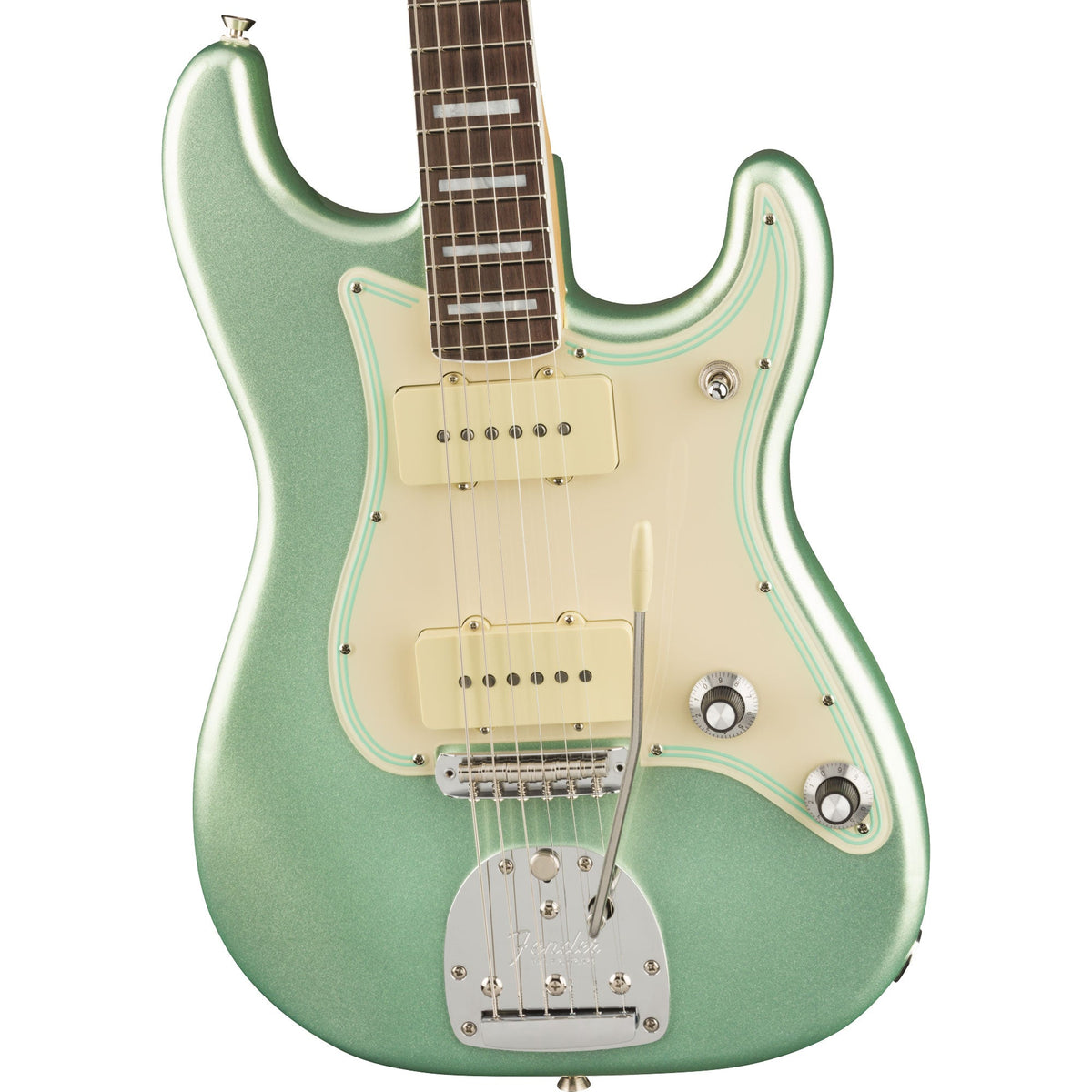 Fender Parallel Universe Jazz Strat Mystic Surf Green — 4